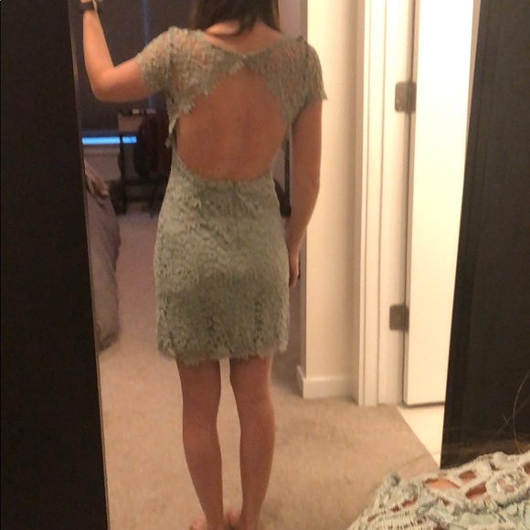 Lulus mint lace dress - Picture 2 of 4